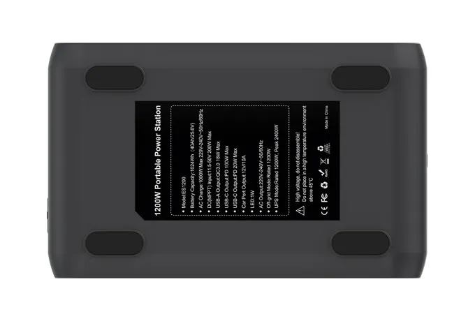 portable battery pack with ac outlet for camping