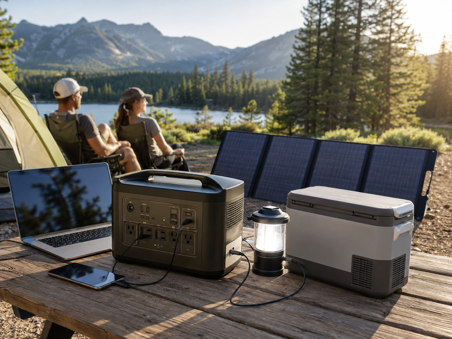 outdoor power station